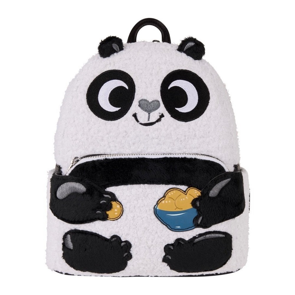 Loungefly Kung Fu Panda Po Sherpa Mini Backpack NWT